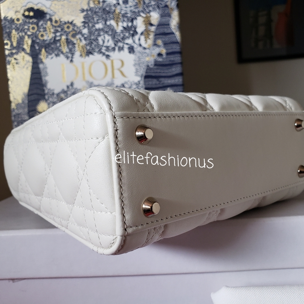 New Lady Dior mini milk gold hw - Picture 11 of 15